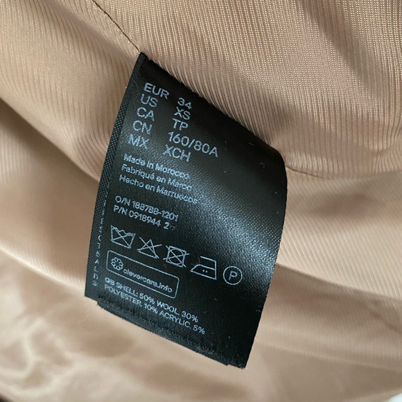 Beige Wool Coat - Picture 6 of 6